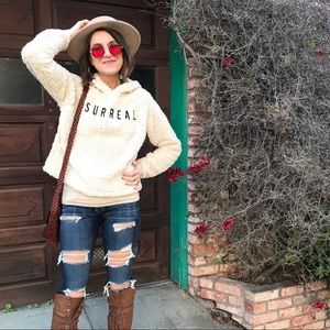 urban outfitters | surreal teddy hoodie